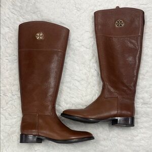 Tory Burch Brown Leather Tall Boots